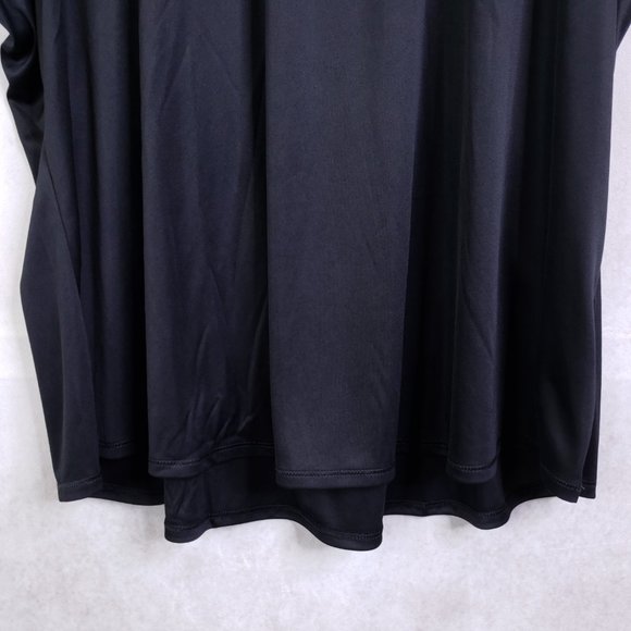 Nike Women's Plus Size Essential Running Tank Top, Black, 2x, 3x Athletic Active - Picture 5 of 10